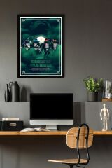 Ninja Kaplumbağalar Çerçeveli Tablo - Teenage Mutant Ninja Turtles Film Posteri Tablo