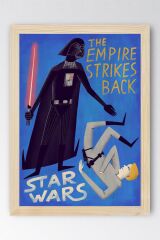 Star Wars Çerçeveli Tablo - Uzay Savaşları İmparatorun Dönüşü Fim Posteri Tablo