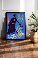 Star Wars Çerçeveli Tablo - Uzay Savaşları İmparatorun Dönüşü Fim Posteri Tablo