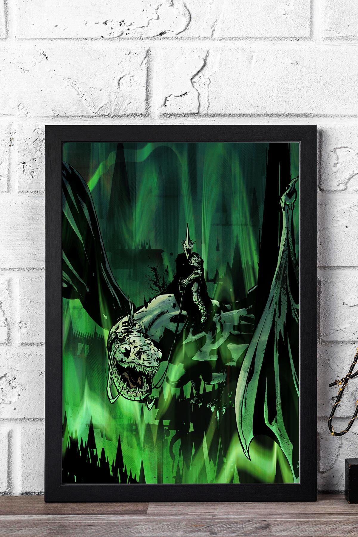Yüzüklerin Efendisi Cadı Kral Çerçeveli Tablo - Witch King of Angmar Poster Tablo