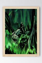 Yüzüklerin Efendisi Cadı Kral Çerçeveli Tablo - Witch King of Angmar Poster Tablo