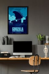 Godzilla Çerçeveli Tablo - Film Posteri Tablo