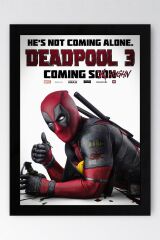 Deadpool 3 Çerçeveli Tablo - Marvel Film Poster Tablo