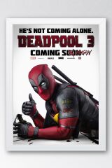 Deadpool 3 Çerçeveli Tablo - Marvel Film Poster Tablo