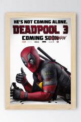 Deadpool 3 Çerçeveli Tablo - Marvel Film Poster Tablo