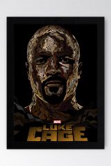 Luke Cage Çerçeveli Tablo - Marvel Dizi Posteri Tablo