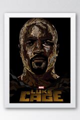 Luke Cage Çerçeveli Tablo - Marvel Dizi Posteri Tablo