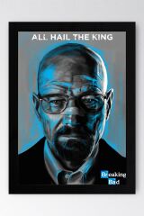 Breaking Bad Çerçeveli Tablo - Dizi Afişi Walter White Poster Tablo