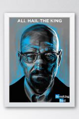 Breaking Bad Çerçeveli Tablo - Dizi Afişi Walter White Poster Tablo