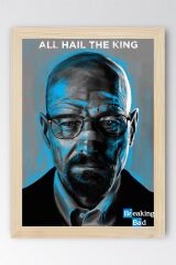 Breaking Bad Çerçeveli Tablo - Dizi Afişi Walter White Poster Tablo