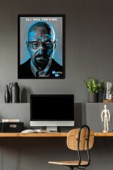 Breaking Bad Çerçeveli Tablo - Dizi Afişi Walter White Poster Tablo