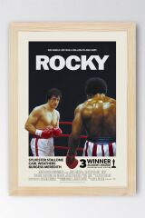 Rocky Çerçeveli Tablo - Rocky Fim Posteri Tablo