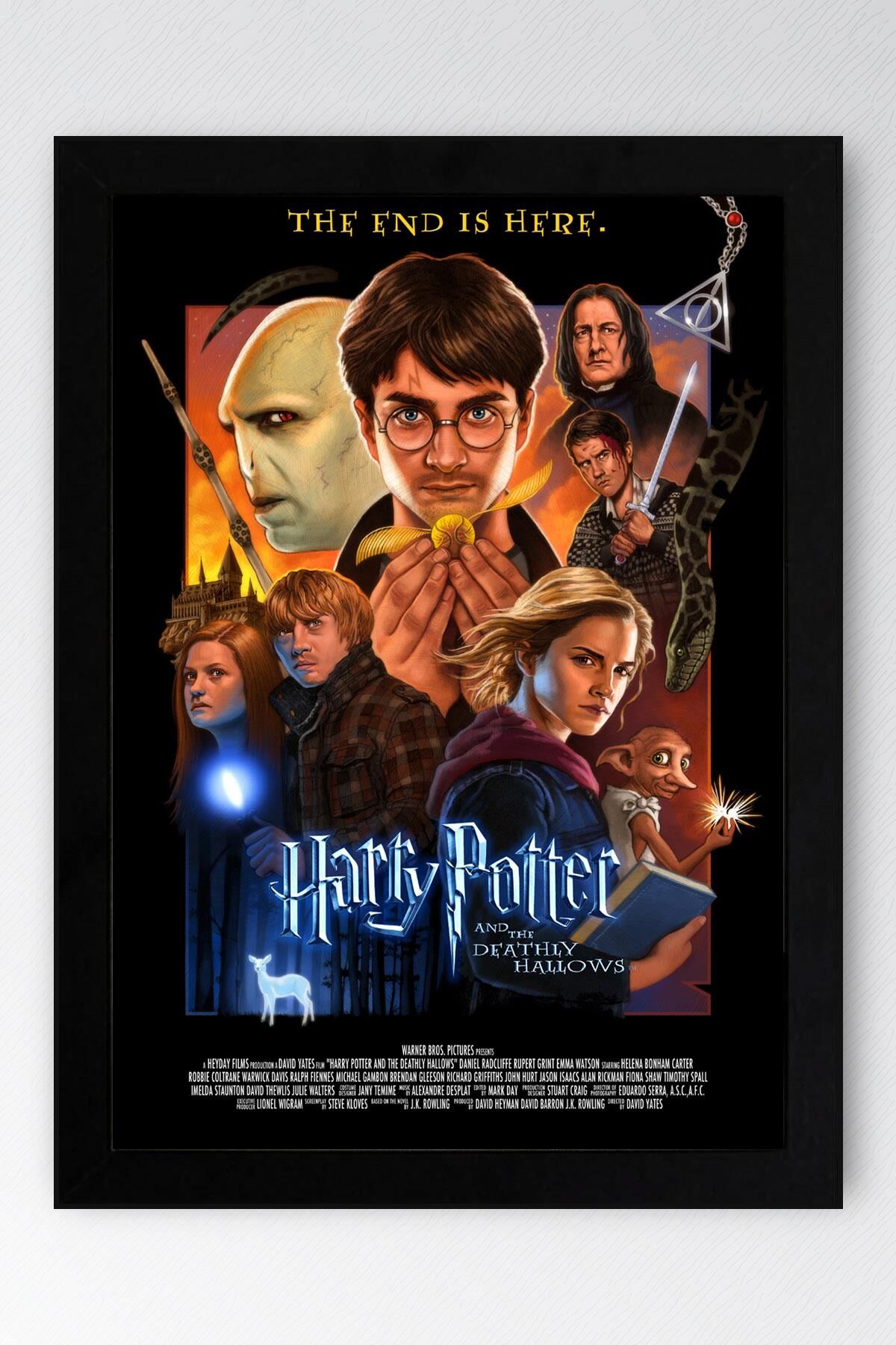 Harry Potter ve Ölüm Yadigarları Çerçeveli Tablo - Film Posteri Tablo