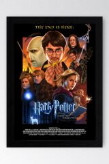 Harry Potter ve Ölüm Yadigarları Çerçeveli Tablo - Film Posteri Tablo