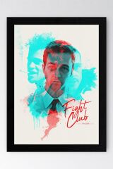 Fight Club Çerçeveli Tablo - Dövüş Kulübü Film Posteri Tablo