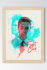 Fight Club Çerçeveli Tablo - Dövüş Kulübü Film Posteri Tablo