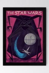 Star Wars Çerçeveli Tablo - Uzay Savaşları Fim Posteri Tablo