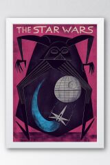 Star Wars Çerçeveli Tablo - Uzay Savaşları Fim Posteri Tablo