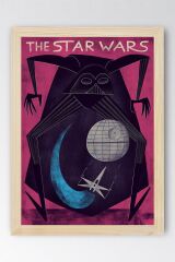 Star Wars Çerçeveli Tablo - Uzay Savaşları Fim Posteri Tablo