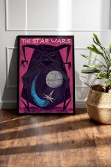 Star Wars Çerçeveli Tablo - Uzay Savaşları Fim Posteri Tablo