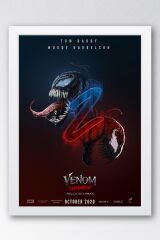 Venom Çerçeveli Tablo - Marvel Film Posteri Tablo