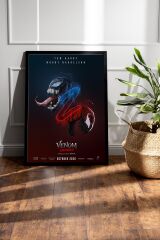 Venom Çerçeveli Tablo - Marvel Film Posteri Tablo