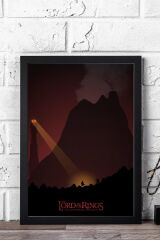 Yüzüklerin Efendisi Kralın Dönüşü Çerçeveli Tablo - Film Posteri Tablo