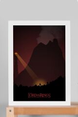 Yüzüklerin Efendisi Kralın Dönüşü Çerçeveli Tablo - Film Posteri Tablo