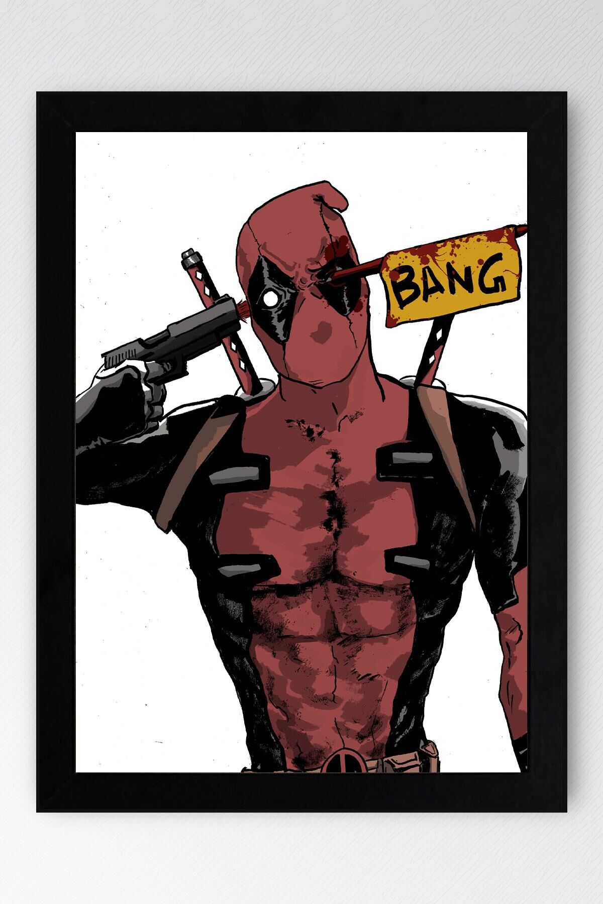 Deadpool Çerçeveli Tablo - Marvel Film Poster Tablo