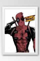 Deadpool Çerçeveli Tablo - Marvel Film Poster Tablo