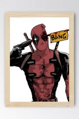 Deadpool Çerçeveli Tablo - Marvel Film Poster Tablo