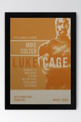 Luke Cage Çerçeveli Tablo - Marvel Dizi Posteri Tablo