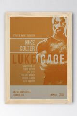 Luke Cage Çerçeveli Tablo - Marvel Dizi Posteri Tablo