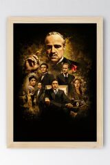 The Godfather Çerçeveli Tablo - Baba Film Posteri Tablo