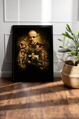 The Godfather Çerçeveli Tablo - Baba Film Posteri Tablo