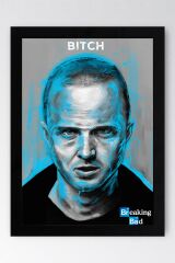 Breaking Bad Çerçeveli Tablo - Dizi Afişi Jesse Pinkman Poster Tablo