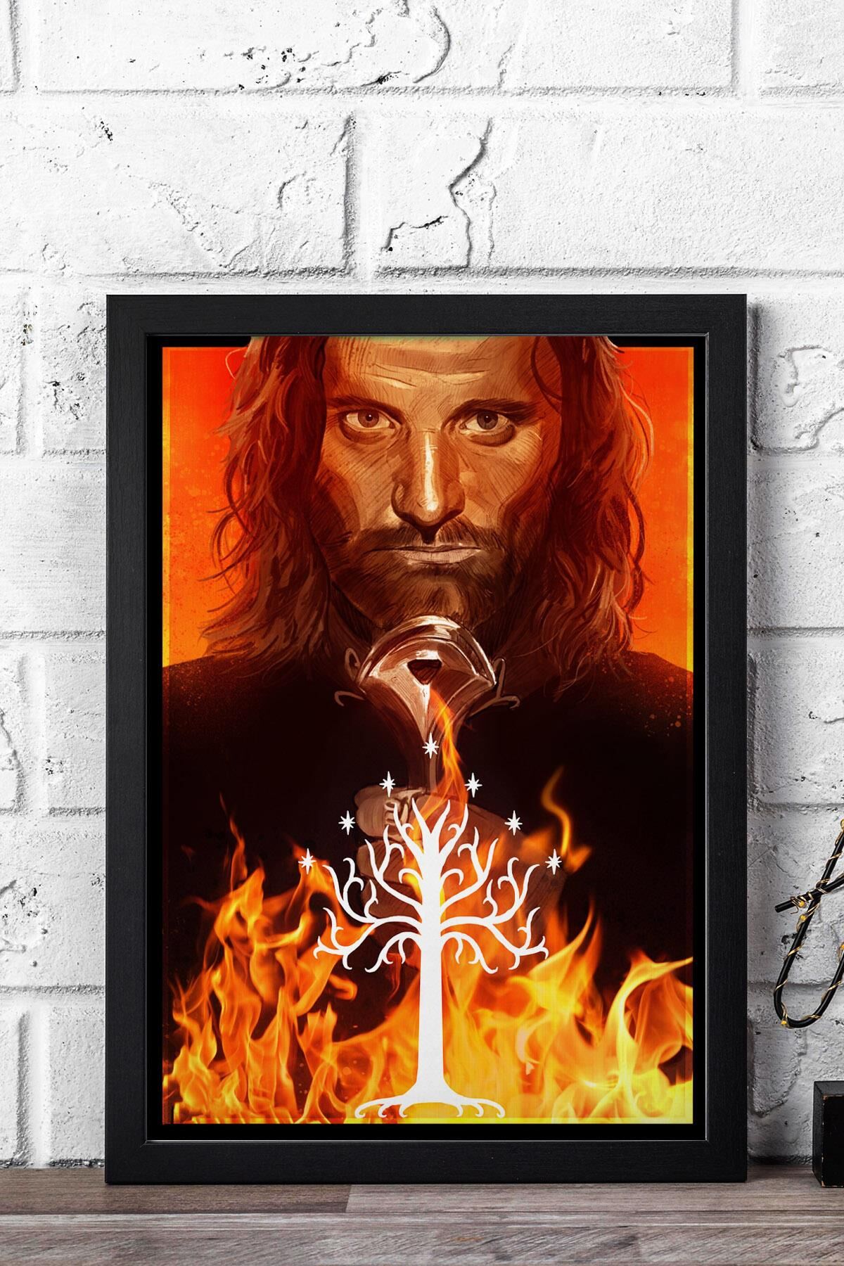 Yüzüklerin Efendisi Çerçeveli Tablo - Aragorn Posteri Tablo