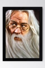 Harry Potter Albus Dumbledore Çerçeveli Tablo - Film Posteri Tablo