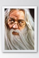 Harry Potter Albus Dumbledore Çerçeveli Tablo - Film Posteri Tablo