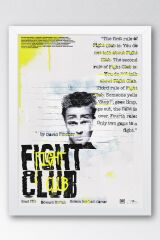 Fight Club Çerçeveli Tablo - Dövüş Kulübü Film Posteri Tablo