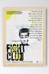 Fight Club Çerçeveli Tablo - Dövüş Kulübü Film Posteri Tablo