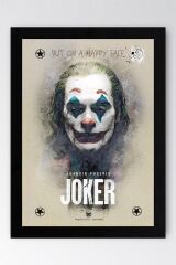 Joker Put On a Happy Face Çerçeveli Tablo - Film Posteri Tablo