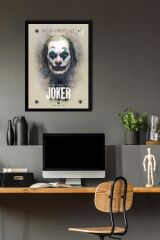Joker Put On a Happy Face Çerçeveli Tablo - Film Posteri Tablo