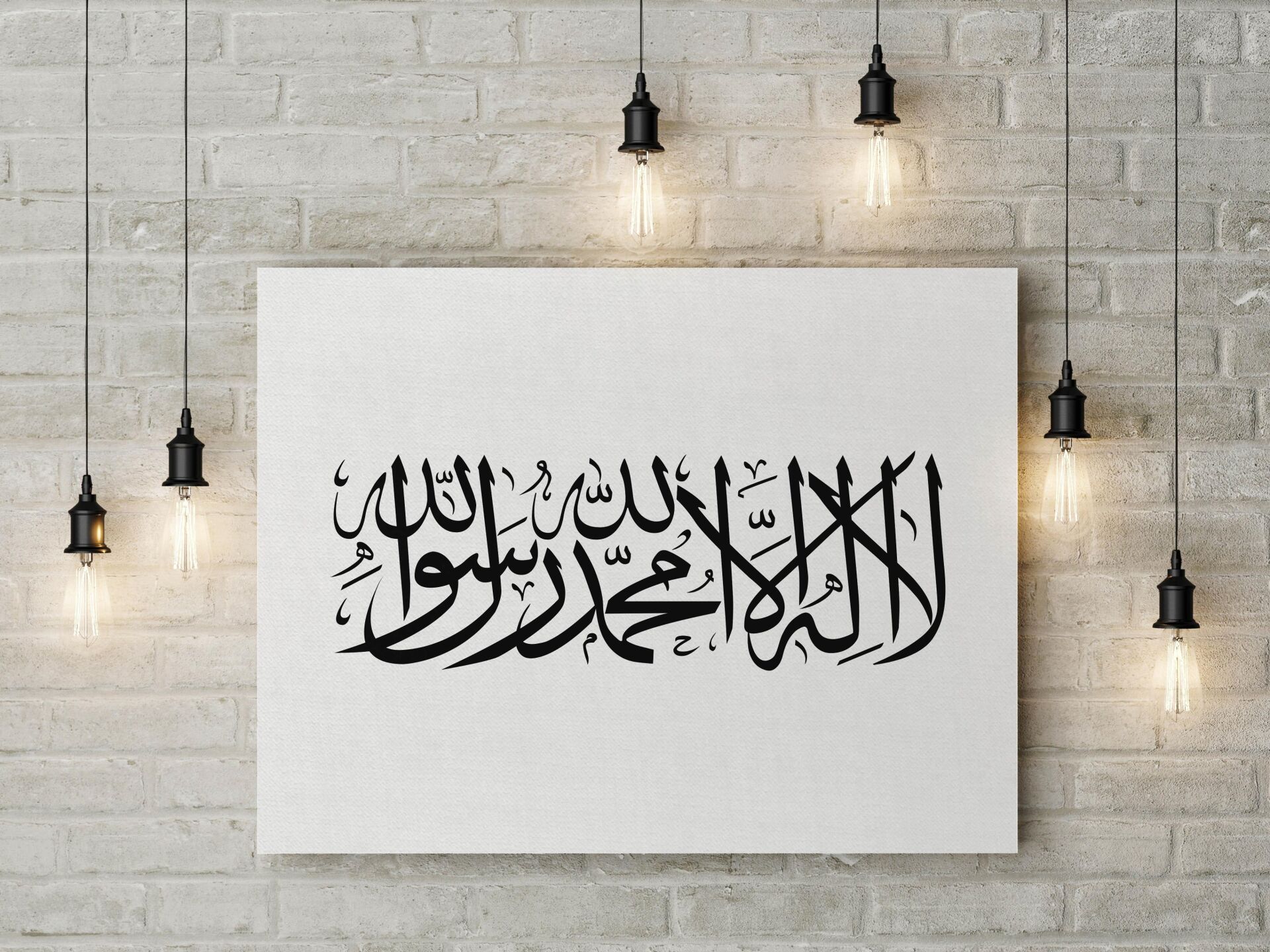 Afganistan Bayrağı Kanvas Tablo 40x55cm Dekoratif Tablo