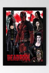 Deadpool Çerçeveli Tablo - Marvel Film Poster Tablo