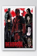 Deadpool Çerçeveli Tablo - Marvel Film Poster Tablo