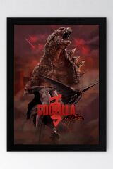 Godzilla Çerçeveli Tablo - Film Posteri Tablo