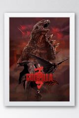 Godzilla Çerçeveli Tablo - Film Posteri Tablo