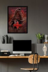 Godzilla Çerçeveli Tablo - Film Posteri Tablo