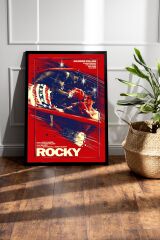 Rocky Çerçeveli Tablo - Rocky Fim Posteri Tablo